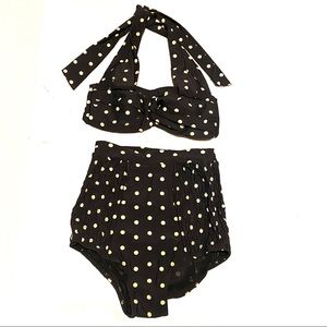 Unique Vintage | Retro Pinup Polka Dot Bikini S/M